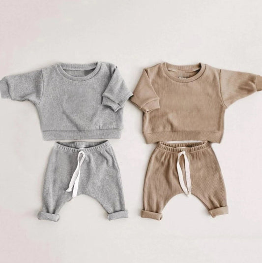 Ribbed Cotton Lounge Set