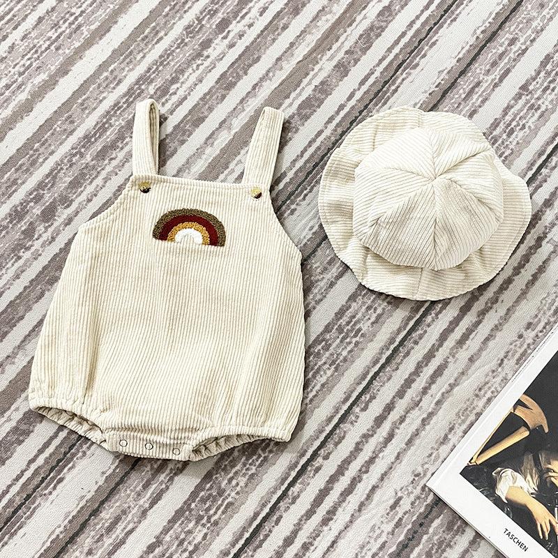 Corduroy One Piece Romper