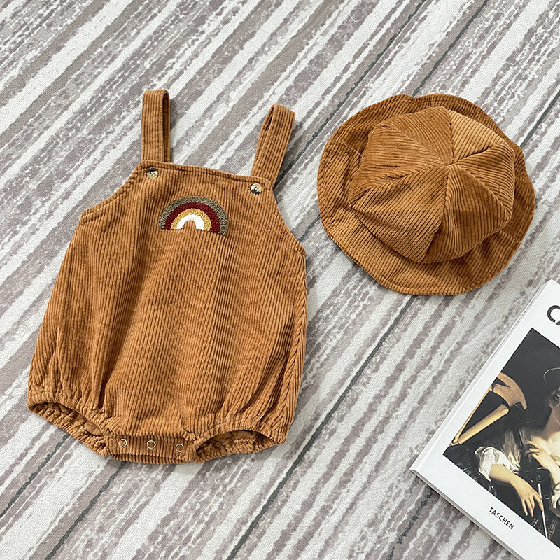 Corduroy One Piece Romper