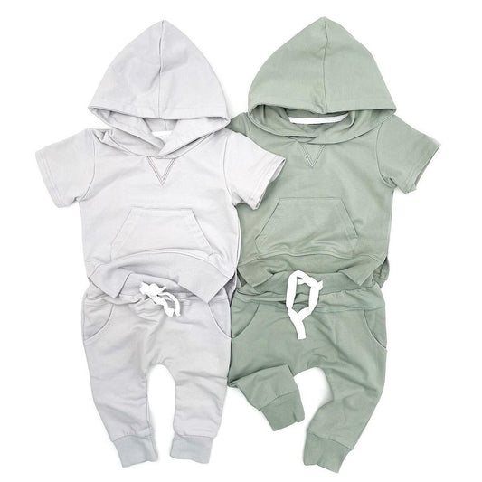 French Terry Hoodie Set